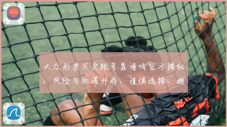 大众彩票买卖账号靠谱吗官方揭秘，风险与机遇并存，谨慎选择，避坑指南